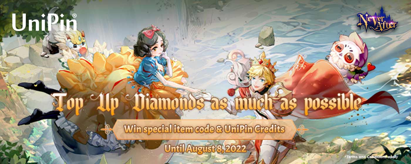 Never After New Patch-Celebrate with more reward with UniPin Now! (TH)